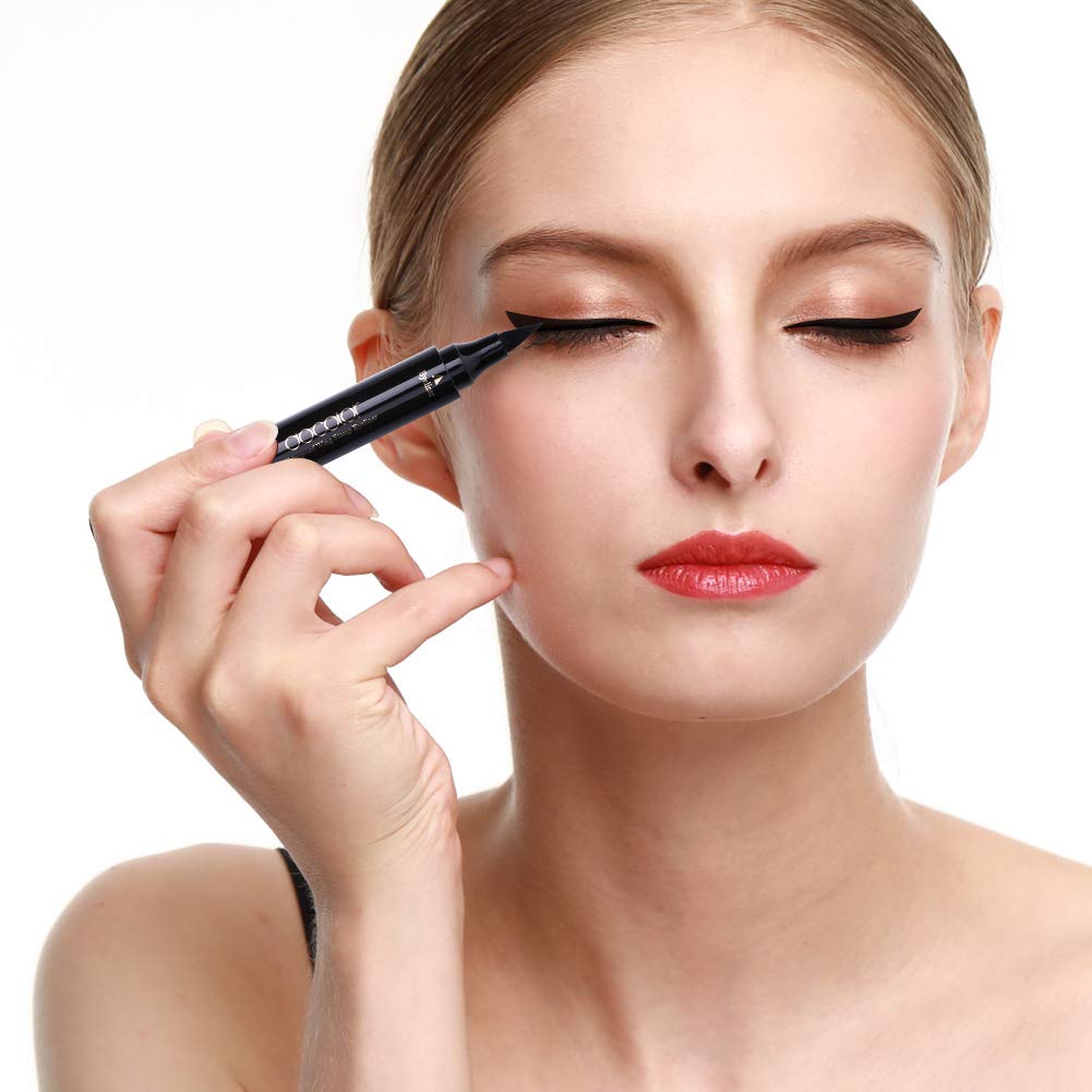 Eyeliner 2 în 1 cu Ștampilă pentru Codițe Perfecte