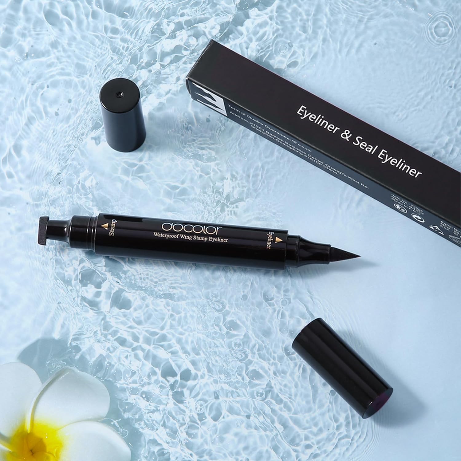 Eyeliner 2 în 1 cu Ștampilă pentru Codițe Perfecte